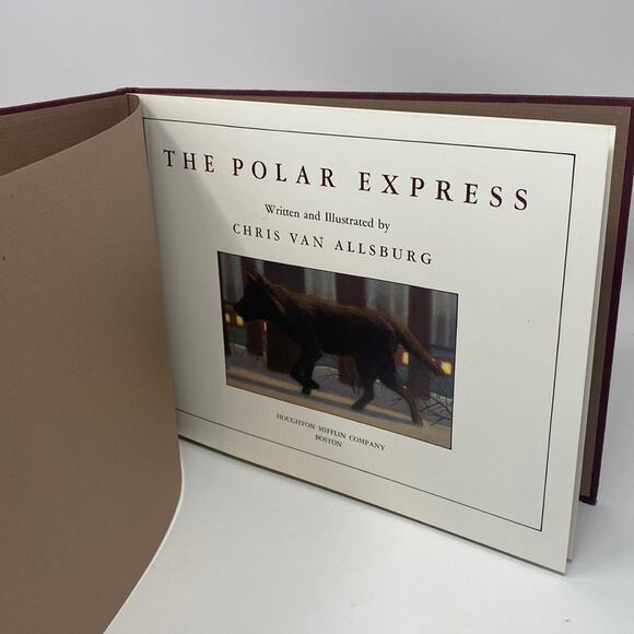 The Polar Express Hardcover Book - Picture 1 of 6